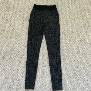 Rachel Ray xs black patterned leggings